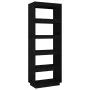 Estantería/divisor de espacios madera pino negro 60x35x167 cm de vidaXL, Librerías y estanterías - Ref: Foro24-810878, Precio...