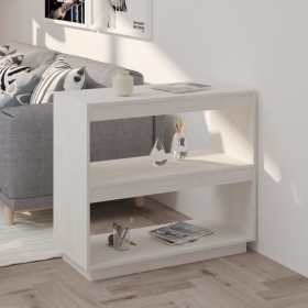 Regal aus massivem weißem Kiefernholz, 80 x 35 x 71 cm von vidaXL, Bücherregale und Regale - Ref: Foro24-810880, Preis: 49,03...