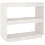 Solid white pine wood shelf 80x35x71 cm by vidaXL, Bookcases and shelves - Ref: Foro24-810880, Price: 48,58 €, Discount: %