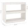 Regal aus massivem weißem Kiefernholz, 80 x 35 x 71 cm von vidaXL, Bücherregale und Regale - Ref: Foro24-810880, Preis: 49,03...
