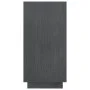 Solid gray pine wood bookshelf 80x35x71 cm by vidaXL, Bookcases and shelves - Ref: Foro24-810881, Price: 42,39 €, Discount: %