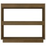 Solid honey brown pine wood shelf 80x35x71 cm by vidaXL, Bookcases and shelves - Ref: Foro24-810882, Price: 46,48 €, Discount: %