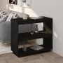 Regal aus massivem Kiefernholz schwarz 80x35x71 cm von vidaXL, Bücherregale und Regale - Ref: Foro24-810883, Preis: 53,86 €, ...
