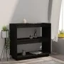 Solid black pine wood bookshelf 80x35x71 cm by vidaXL, Bookcases and shelves - Ref: Foro24-810883, Price: 48,51 €, Discount: %