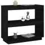 Solid black pine wood bookshelf 80x35x71 cm by vidaXL, Bookcases and shelves - Ref: Foro24-810883, Price: 48,51 €, Discount: %