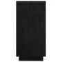 Solid black pine wood bookshelf 80x35x71 cm by vidaXL, Bookcases and shelves - Ref: Foro24-810883, Price: 48,51 €, Discount: %