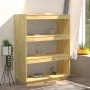 Solid pine wood shelf/space divider 80x35x103 cm by vidaXL, Bookcases and shelves - Ref: Foro24-810884, Price: 60,61 €, Disco...
