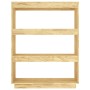 Solid pine wood shelf/space divider 80x35x103 cm by vidaXL, Bookcases and shelves - Ref: Foro24-810884, Price: 61,14 €, Disco...