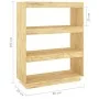 Solid pine wood shelf/space divider 80x35x103 cm by vidaXL, Bookcases and shelves - Ref: Foro24-810884, Price: 60,61 €, Disco...