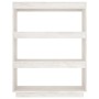 Regal/Raumteiler aus weißem Kiefernholz, 80 x 35 x 103 cm von vidaXL, Bücherregale und Regale - Ref: Foro24-810885, Preis: 56...