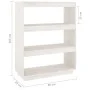 White pine wood shelf/space divider 80x35x103 cm by vidaXL, Bookcases and shelves - Ref: Foro24-810885, Price: 56,06 €, Disco...