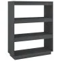 Gray pine wood shelf/space divider 80x35x103 cm by vidaXL, Bookcases and shelves - Ref: Foro24-810886, Price: 56,06 €, Discou...
