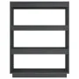 Regal/Raumteiler aus grauem Kiefernholz, 80 x 35 x 103 cm von vidaXL, Bücherregale und Regale - Ref: Foro24-810886, Preis: 56...