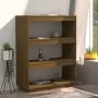 Honey brown pine wood shelf/space divider 80x35x103 cm by vidaXL, Bookcases and shelves - Ref: Foro24-810887, Price: 67,70 €,...