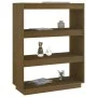 Honey brown pine wood shelf/space divider 80x35x103 cm by vidaXL, Bookcases and shelves - Ref: Foro24-810887, Price: 67,70 €,...