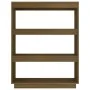 Honey brown pine wood shelf/space divider 80x35x103 cm by vidaXL, Bookcases and shelves - Ref: Foro24-810887, Price: 67,70 €,...
