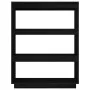 Estantería/divisor de espacios madera pino negro 80x35x103 cm de vidaXL, Librerías y estanterías - Ref: Foro24-810888, Precio...