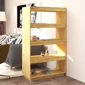 Solid pine wood shelf/space divider 80x35x135 cm by vidaXL, Bookcases and shelves - Ref: Foro24-810889, Price: 94,54 €, Disco...