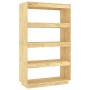 Solid pine wood shelf/space divider 80x35x135 cm by vidaXL, Bookcases and shelves - Ref: Foro24-810889, Price: 95,58 €, Disco...