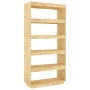 Solid pine wood shelf/space divider 80x35x167 cm by vidaXL, Bookcases and shelves - Ref: Foro24-810894, Price: 114,02 €, Disc...