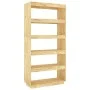 Solid pine wood shelf/space divider 80x35x167 cm by vidaXL, Bookcases and shelves - Ref: Foro24-810894, Price: 112,58 €, Disc...