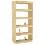 Solid pine wood shelf/space divider 80x35x167 cm by vidaXL, Bookcases and shelves - Ref: Foro24-810894, Price: 112,58 €, Disc...