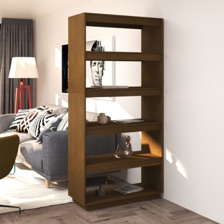 Shelving / space divider pine honey brown 80x35x167 cm by vidaXL, Bookcases and shelves - Ref: Foro24-810897, Price: 127,86 €...