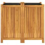 Jardinera con forro madera maciza de acacia 84x42x75 cm en Maceteros y jardineras | Comprar online en Foro24