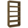 Shelving / space divider pine honey brown 80x35x167 cm by vidaXL, Bookcases and shelves - Ref: Foro24-810897, Price: 127,86 €...
