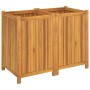 Jardinera con forro madera maciza de acacia 100x50x75 cm en Maceteros y jardineras | Comprar online en Foro24