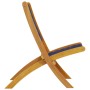 Sillas de jardín plegables 2 uds madera de acacia y tela azul en Sillas de jardín | Comprar online en Foro24