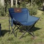 Sillas de camping con bolsillo plegables 2 unidades azul en Sillas de jardín | Comprar online en Foro24