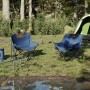 Sillas de camping con bolsillo plegables 2 unidades azul en Sillas de jardín | Comprar online en Foro24