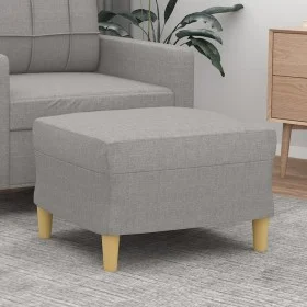 Light gray fabric footstool 60x50x41 cm by vidaXL, Ottomans - Ref: Foro24-349263, Price: 63,39 €, Discount: %