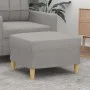 Hellgrauer Fußhocker aus Stoff, 60 x 50 x 41 cm von vidaXL, Osmanen - Ref: Foro24-349263, Preis: 63,39 €, Rabatt: %