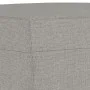 Hellgrauer Fußhocker aus Stoff, 60 x 50 x 41 cm von vidaXL, Osmanen - Ref: Foro24-349263, Preis: 63,39 €, Rabatt: %