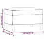 Hellgrauer Fußhocker aus Stoff, 60 x 50 x 41 cm von vidaXL, Osmanen - Ref: Foro24-349263, Preis: 63,39 €, Rabatt: %