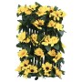 Enrejado expansible hiedra artificial amarillo 5 uds 180x20 cm