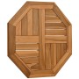 Tablero de mesa octogonal de madera maciza de teca 50x50x2,5 cm en Tableros para mesas | Comprar online en Foro24