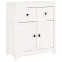 Sideboard aus massivem Kiefernholz weiß 70x35x80 cm von vidaXL, Sideboards - Ref: Foro24-813750, Preis: 112,58 €, Rabatt: %
