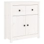 Solid white pine wood sideboard 70x35x80 cm by vidaXL, Sideboards - Ref: Foro24-813750, Price: 115,40 €, Discount: %