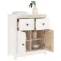 Sideboard aus massivem Kiefernholz weiß 70x35x80 cm von vidaXL, Sideboards - Ref: Foro24-813750, Preis: 112,58 €, Rabatt: %
