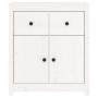 Solid white pine wood sideboard 70x35x80 cm by vidaXL, Sideboards - Ref: Foro24-813750, Price: 115,40 €, Discount: %