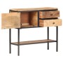 Rauer Mangoholz-Schrank 85x30x80 cm von vidaXL, Sideboards - Ref: Foro24-320486, Preis: 230,54 €, Rabatt: %