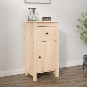Solid pine wood sideboard 40x35x80 cm by vidaXL, Sideboards - Ref: Foro24-813754, Price: 64,35 €, Discount: %