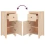 Solid pine wood sideboard 40x35x80 cm by vidaXL, Sideboards - Ref: Foro24-813754, Price: 64,35 €, Discount: %