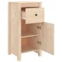 Solid pine wood sideboard 40x35x80 cm by vidaXL, Sideboards - Ref: Foro24-813754, Price: 64,35 €, Discount: %