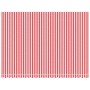Tela de repuesto de toldo rayas rojas y blancas 5x3,5 m
