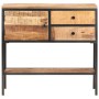 Rauer Mangoholz-Schrank 85x30x80 cm von vidaXL, Sideboards - Ref: Foro24-320486, Preis: 230,54 €, Rabatt: %