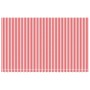 Tela de repuesto de toldo rayas rojas y blancas 6x3,5 m